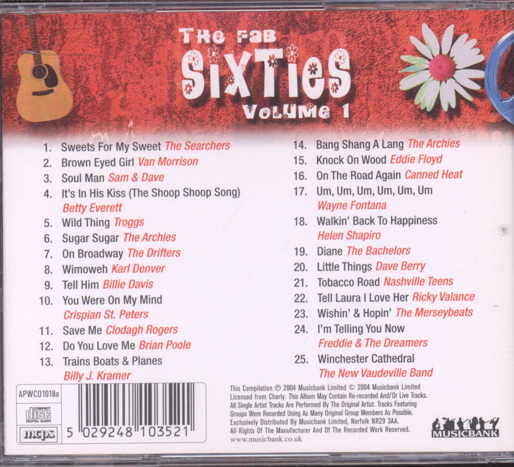 Various Artists - Fab Sixties Volume 1 - Cd