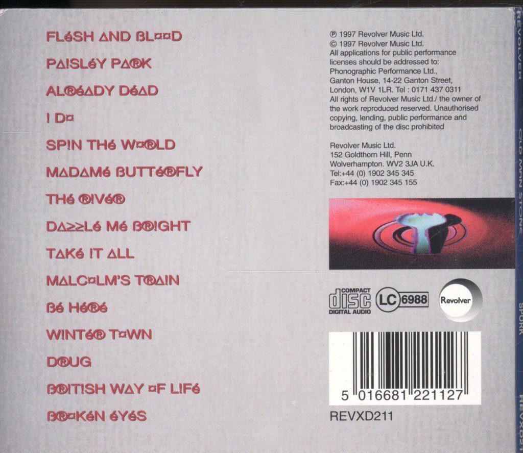Old Man Stone - Spork - Cd