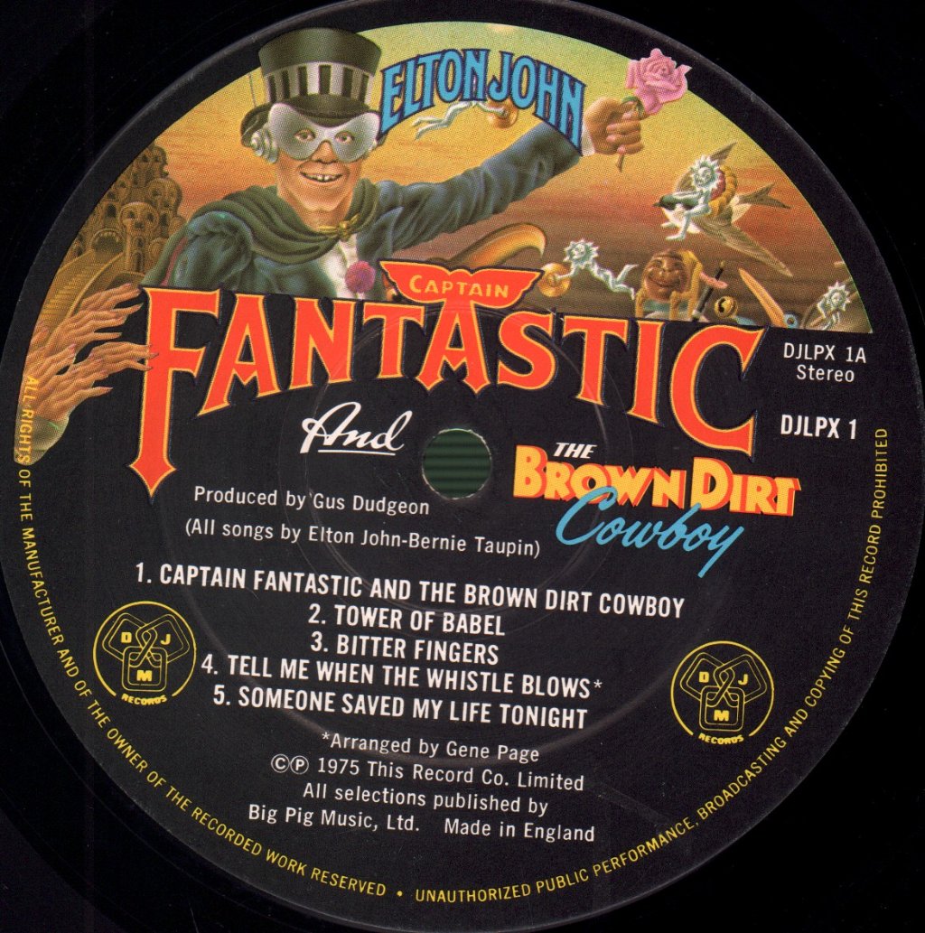 Elton John - Captain Fantastic - Lp