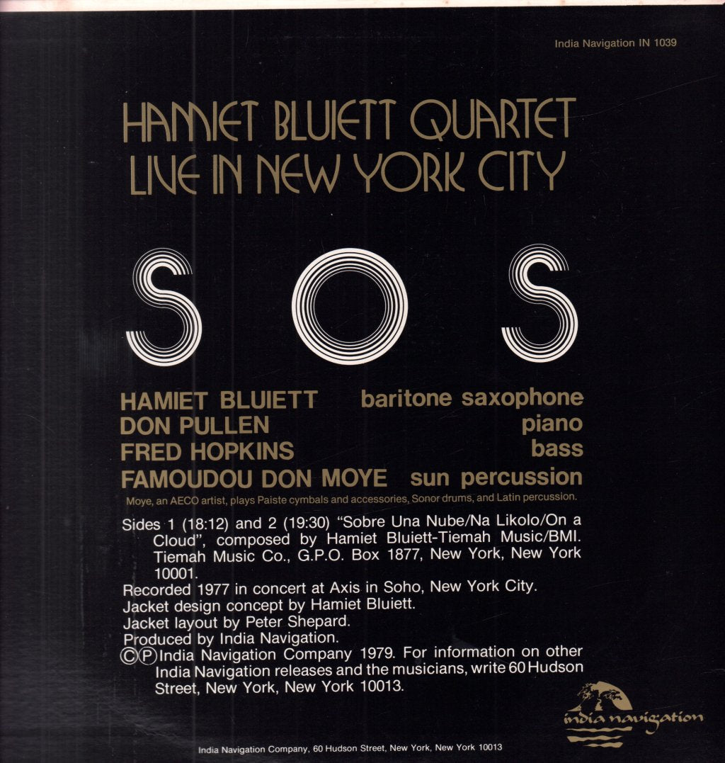 Hamiet Bluiett Quartet - We Have Come To Save You From Yourselves - Lp