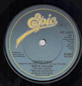 Bertie Higgins - Casablanca - 7 Inch