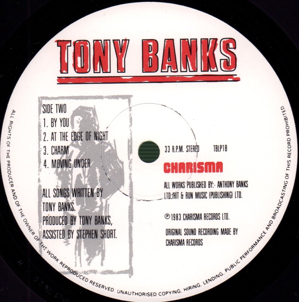 Tony Banks - Fugitive - Lp