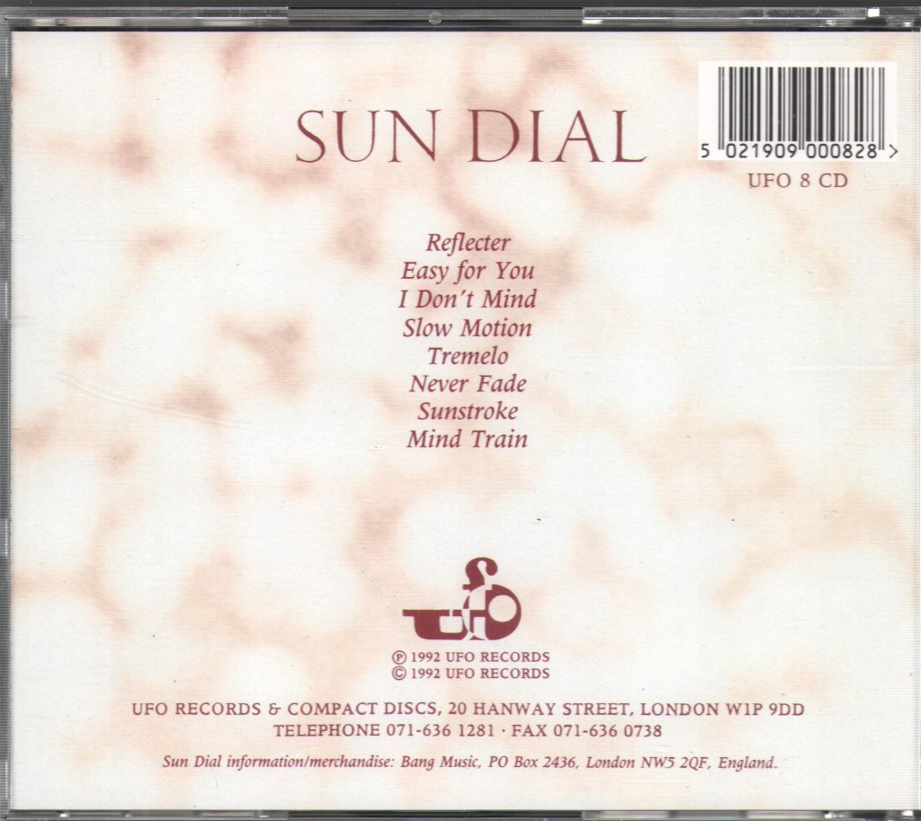 Sun Dial - Reflecter - Cd