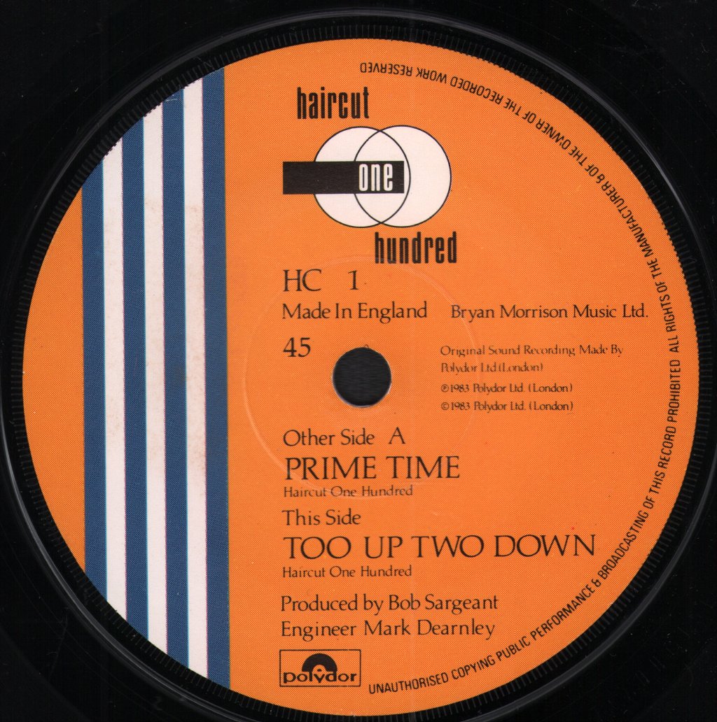 Haircut 100 - Prime Time - 7 Inch