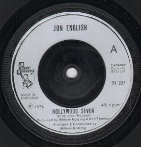 Jon English - Hollywood Seven - 7 Inch
