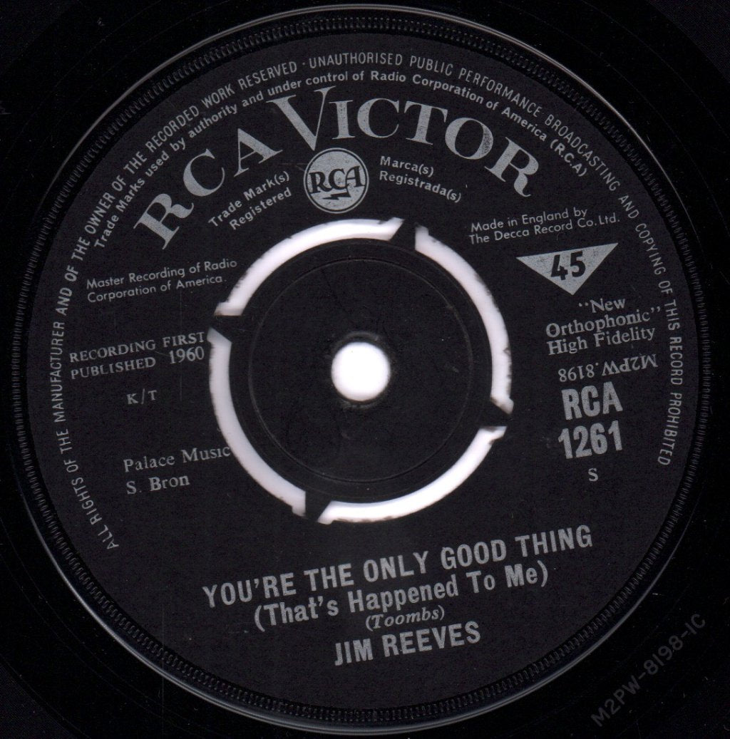 Jim Reeves - You're The Only Good Thing - 7 Inch