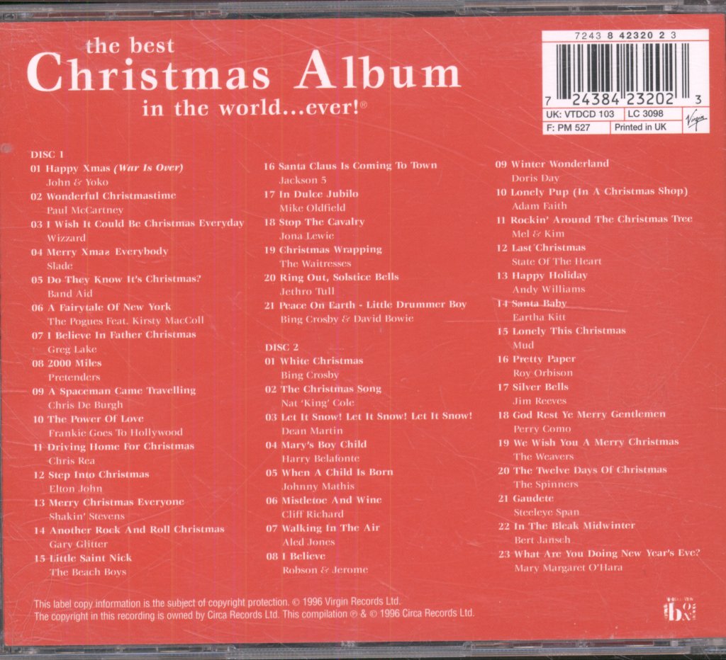 Various Artists - Best Christmas Album In The World...Ever! - Double Cd