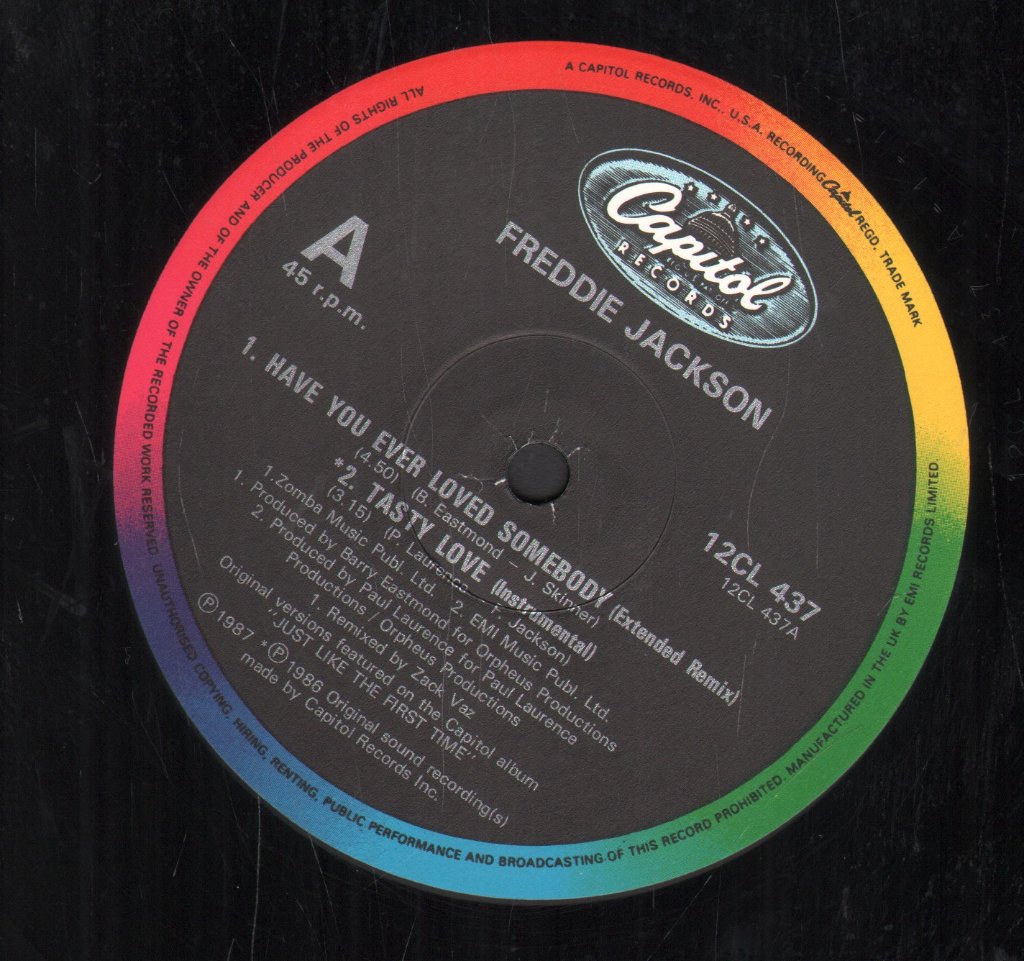 Freddie Jackson - Have You Ever Loved Somebody - 12 Inch