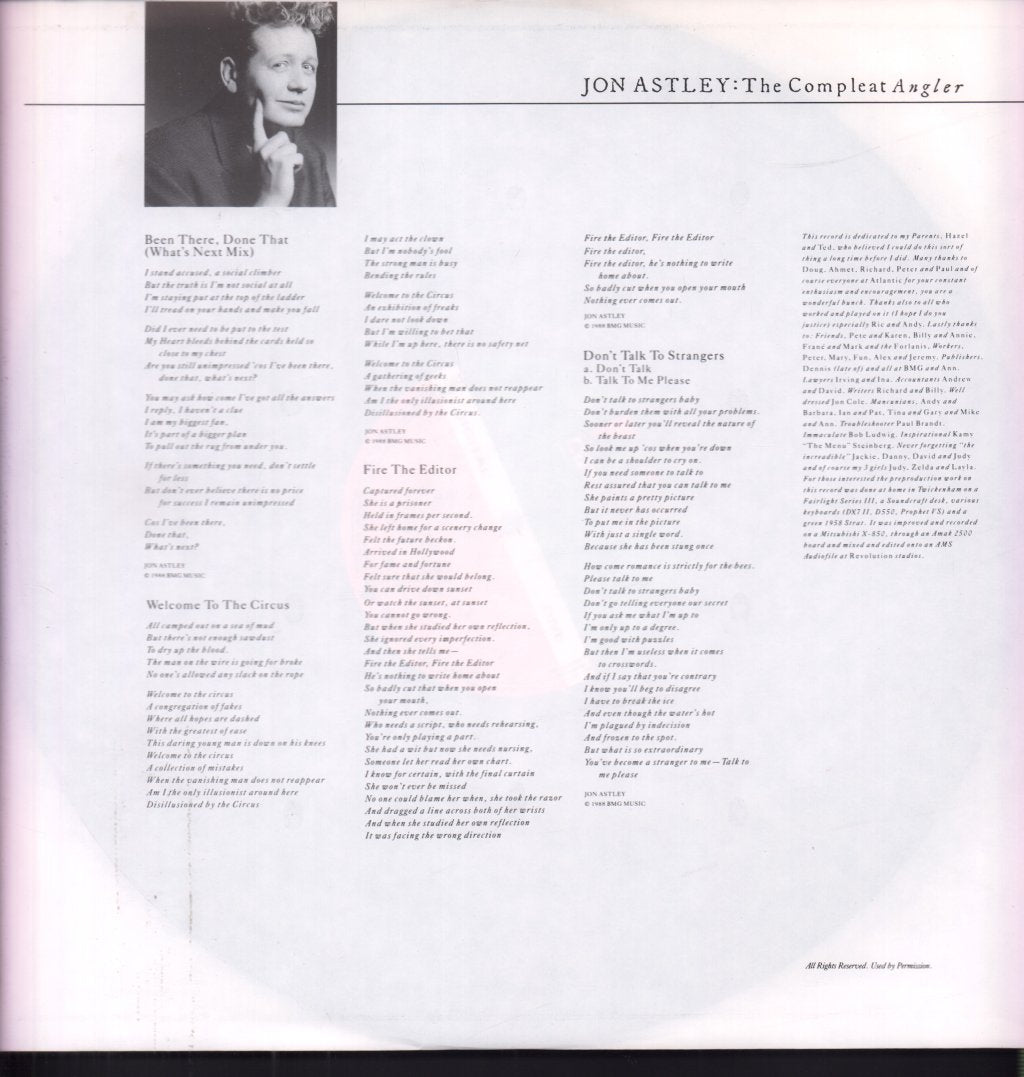 Jon Astley - Compleat Angler - Lp
