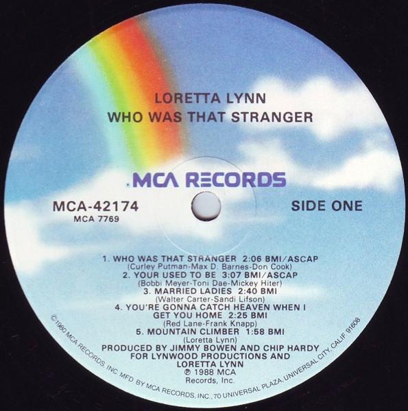 Loretta Lynn - Who Was That Stranger - Lp