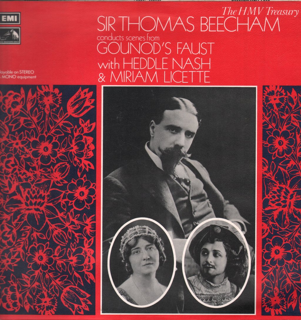 Sir Thomas Beecham / Heddle Nash / Miriam Licette - Scenes From Gounod's 'Faust' - Lp
