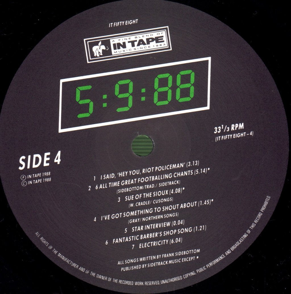 Frank Sidebottom - 5:9:88 - Double Lp