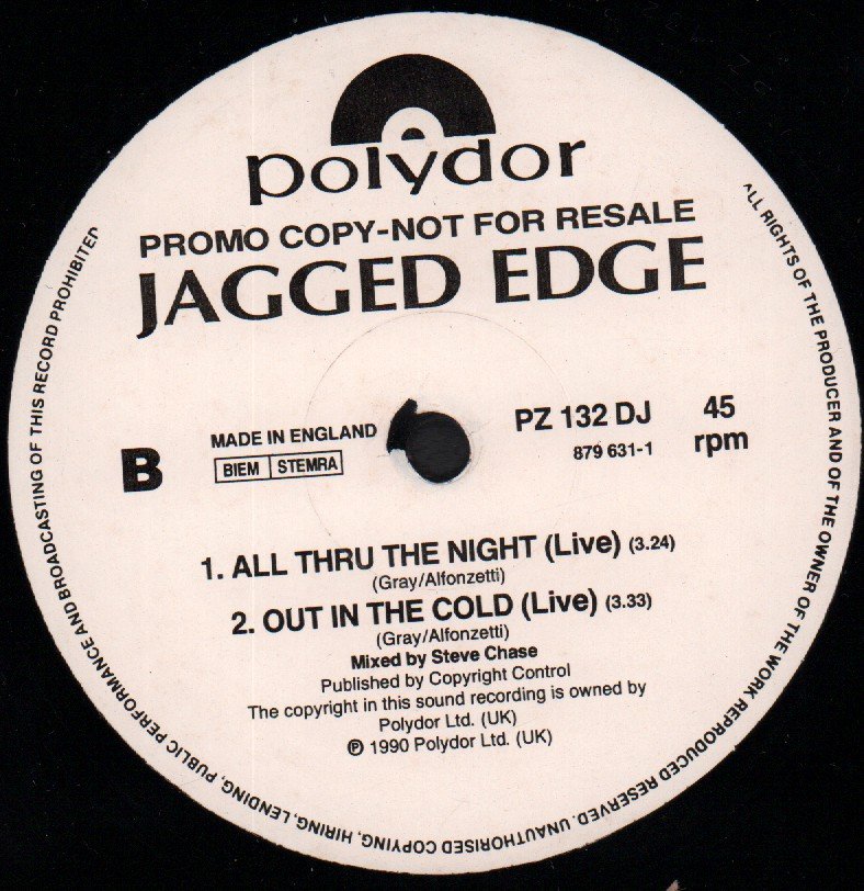 Jagged Edge (Rock/Metal Group) - Hell Ain't A Long Way - 12 Inch