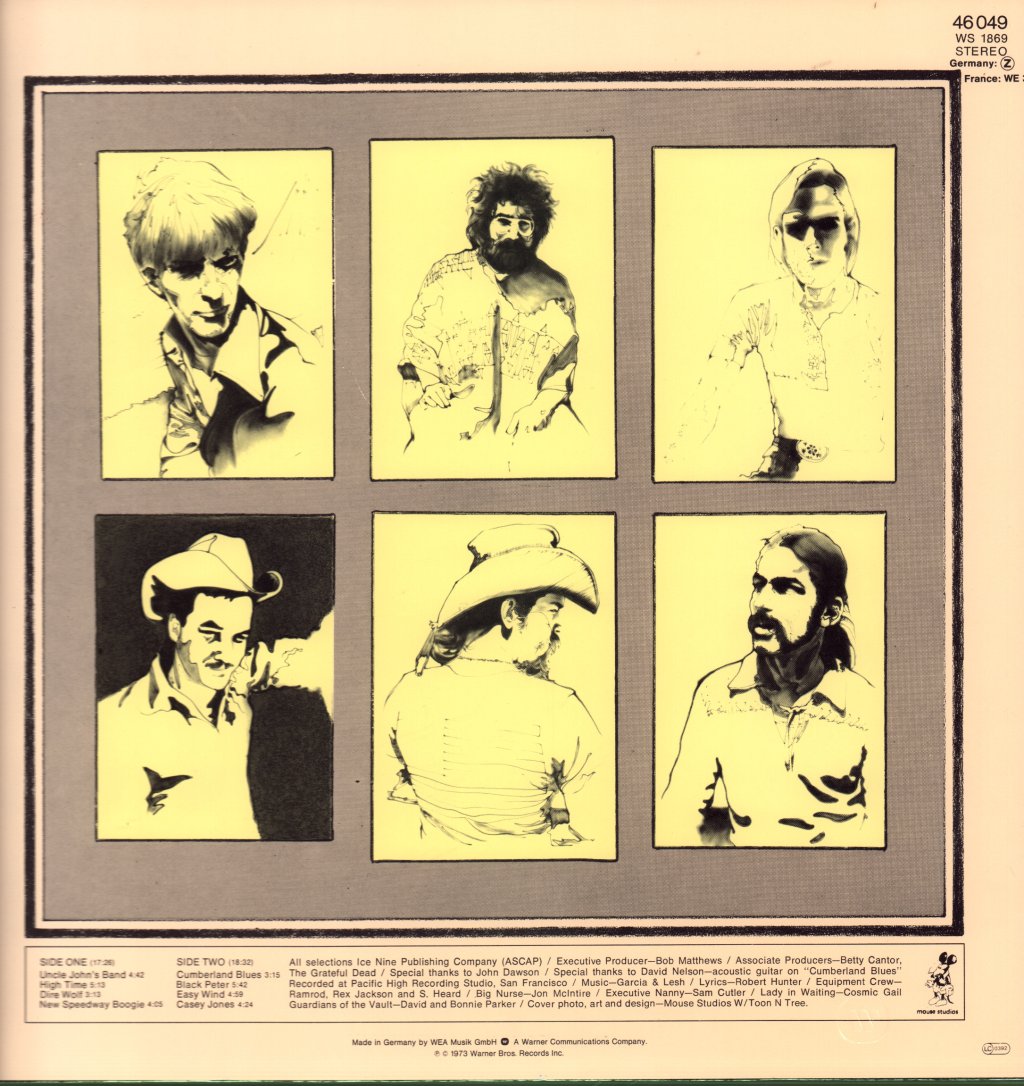 Grateful Dead - Workingman's Dead - Lp