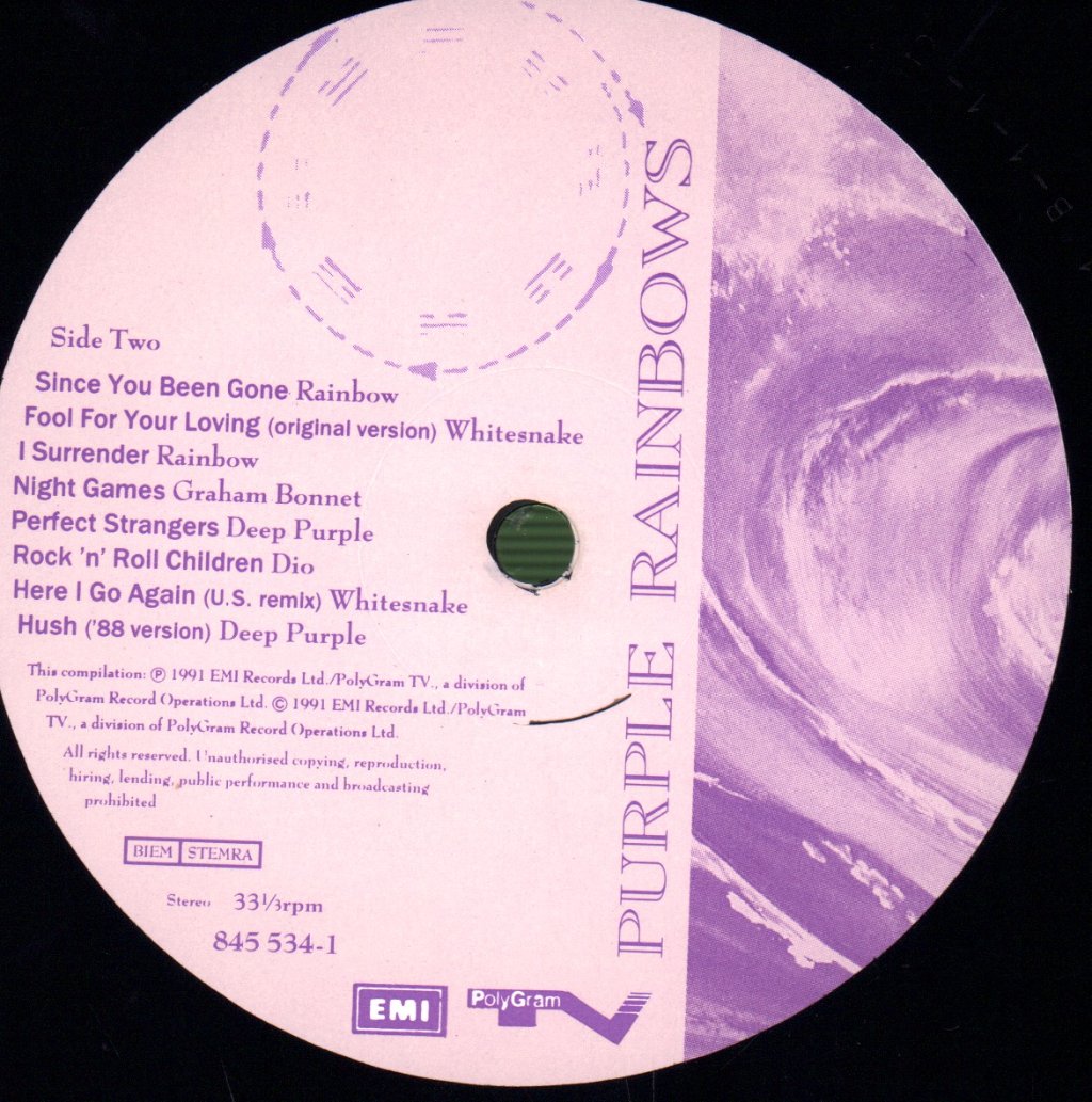 Various Artists - Purple Rainbows - Lp
