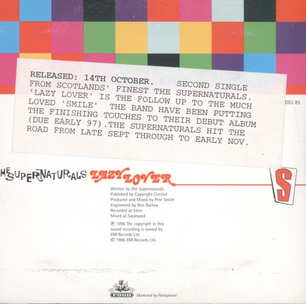 Supernaturals - Lazy Lover - Cd