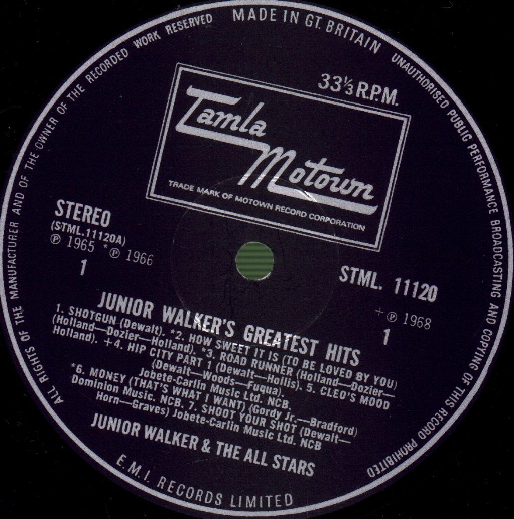 Junior Walker And The All Stars - Greatest Hits - Lp