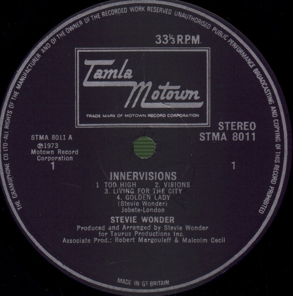 Stevie Wonder - Innervisions - Lp