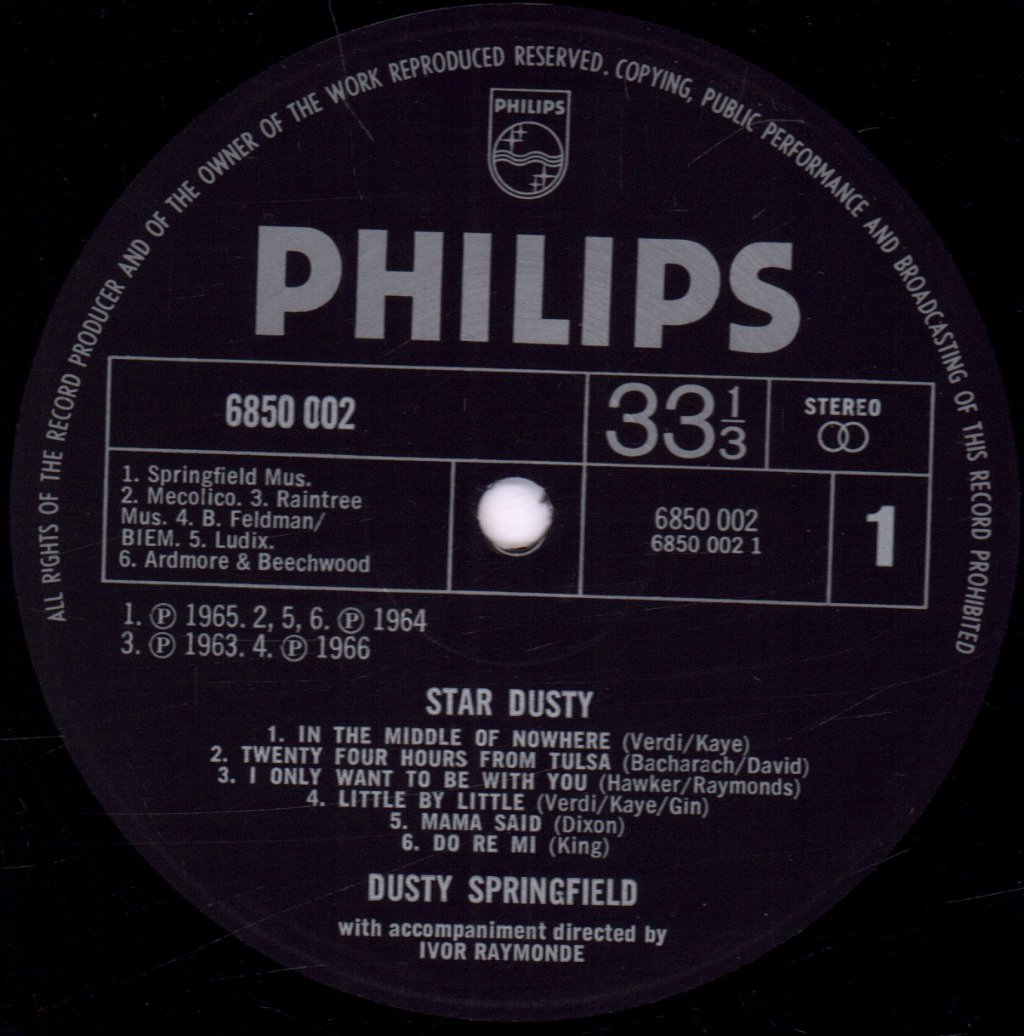 Dusty Springfield - Star Dusty - Lp
