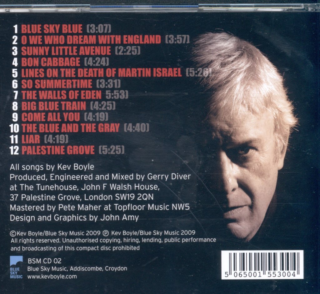 Kev Boyle - Palestine Grove - Cd