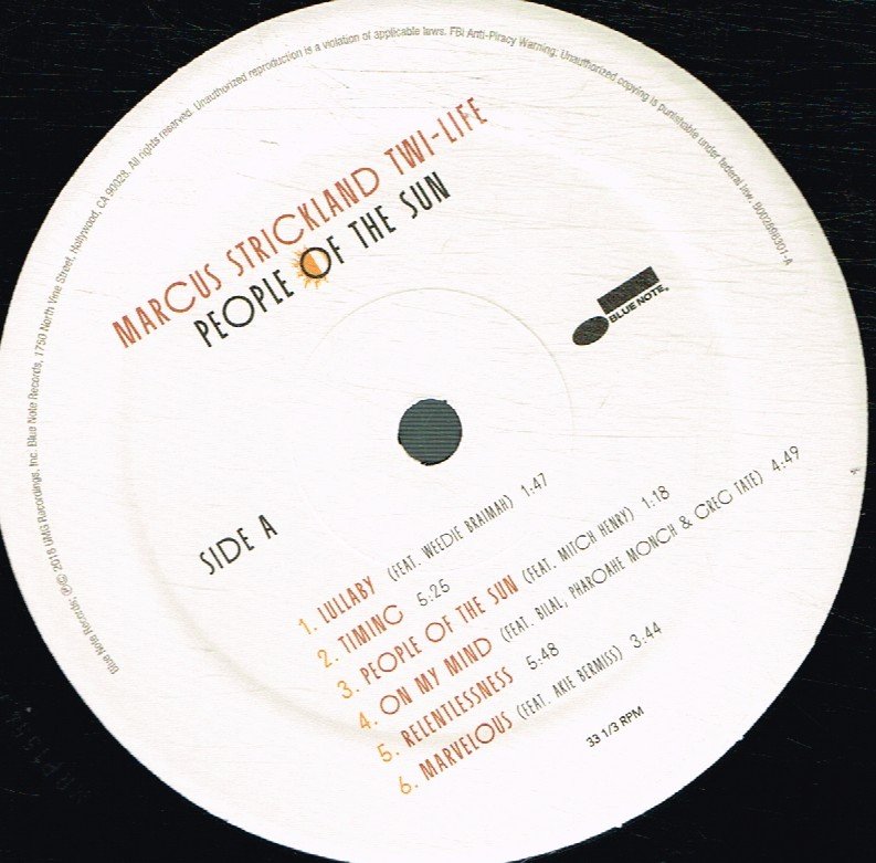 Marcus Strickland's Twi-Life - People Of The Sun - Lp