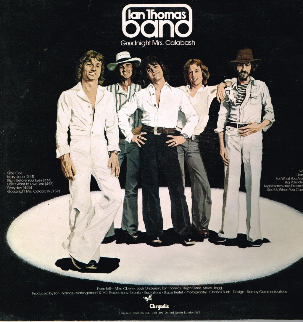 Ian Thomas Band - Goodnight Mrs. Calabash - Lp