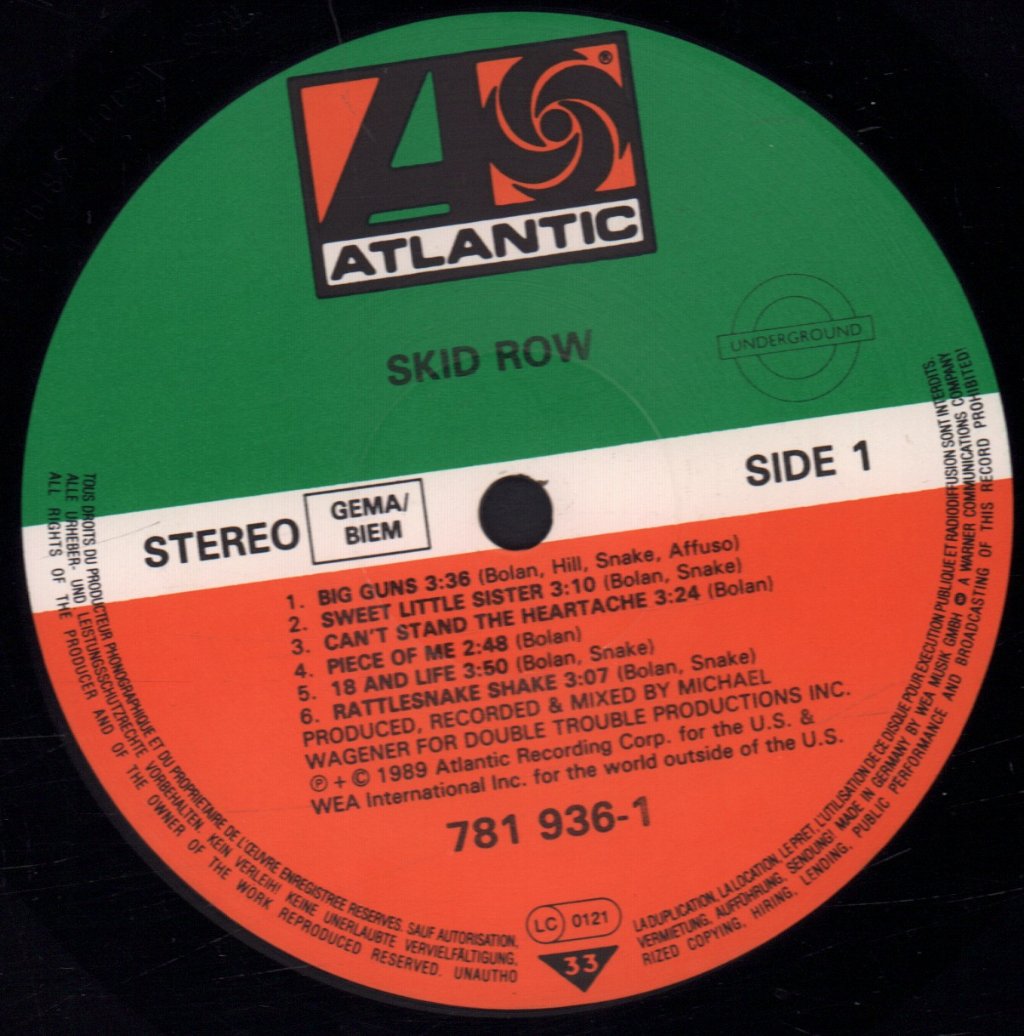 Skid Row - Skid Row - Lp