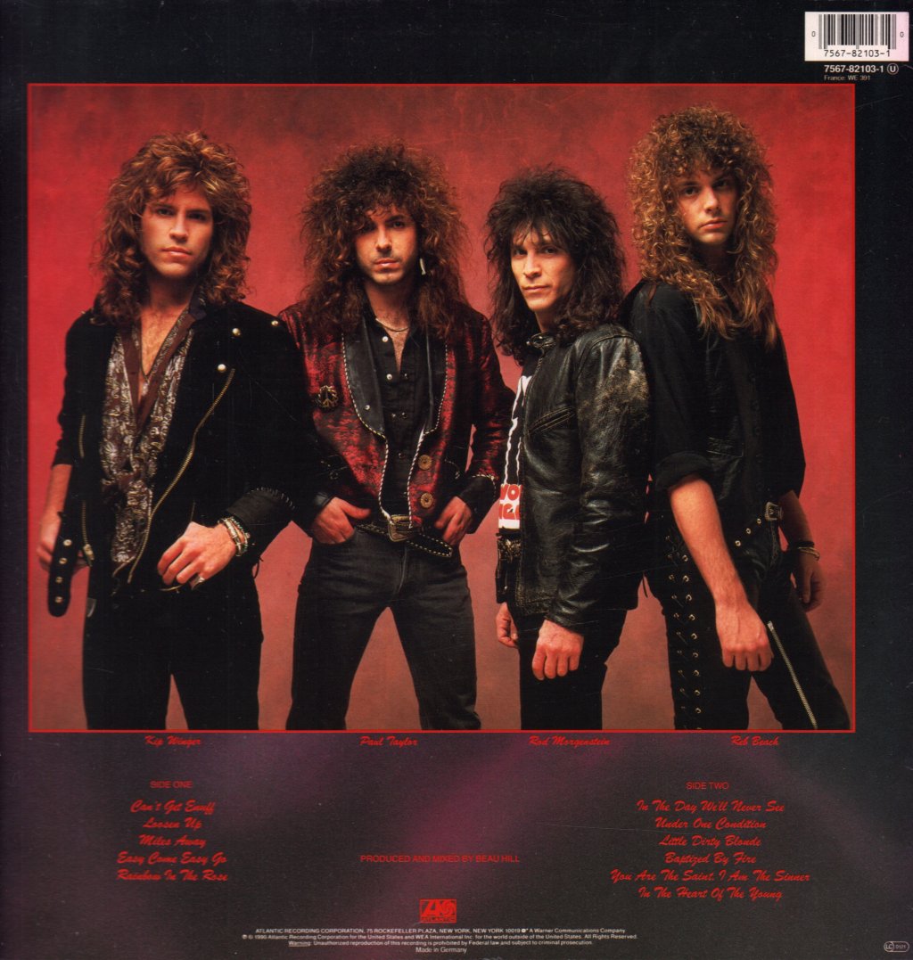 Winger - In The Heart Of The Young - Lp