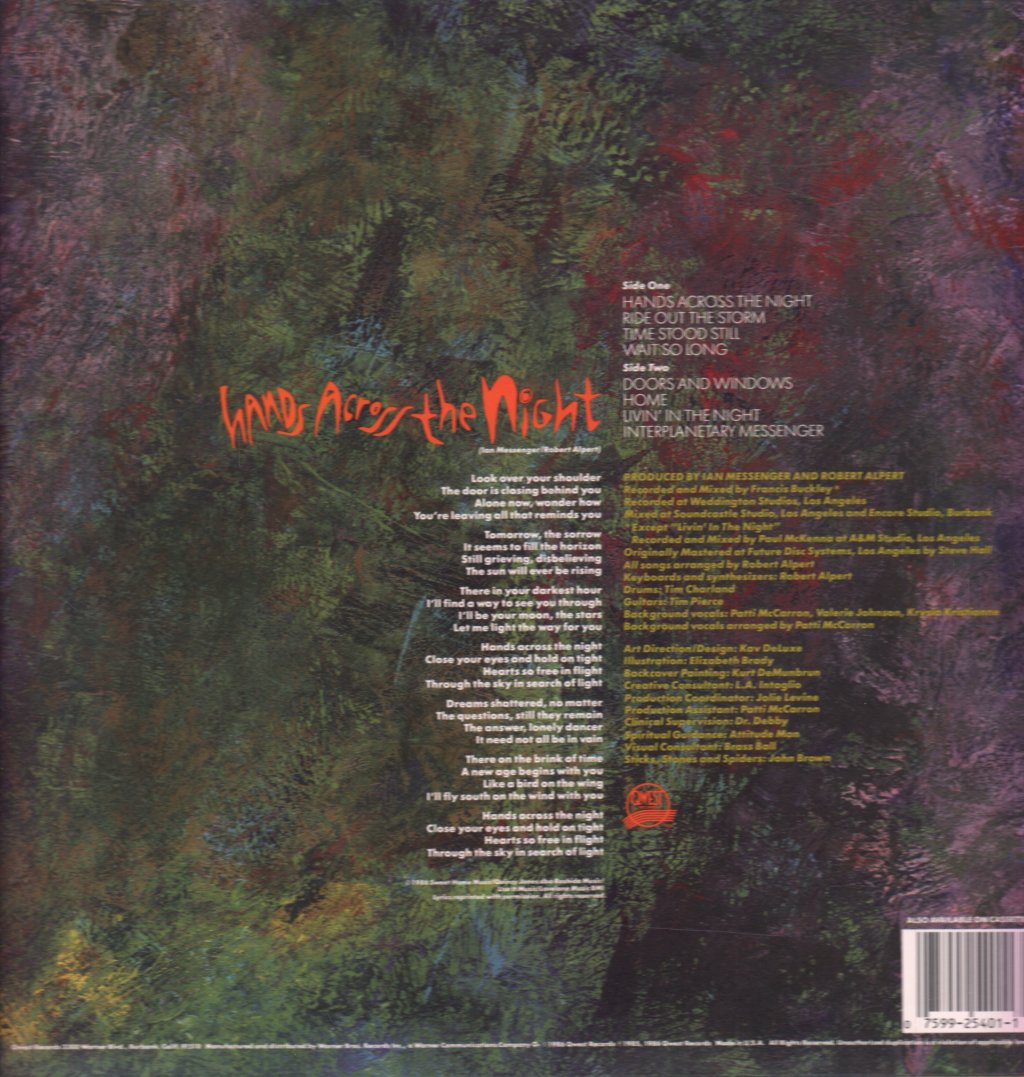 Ian Messenger - Hands Across The Night - Lp