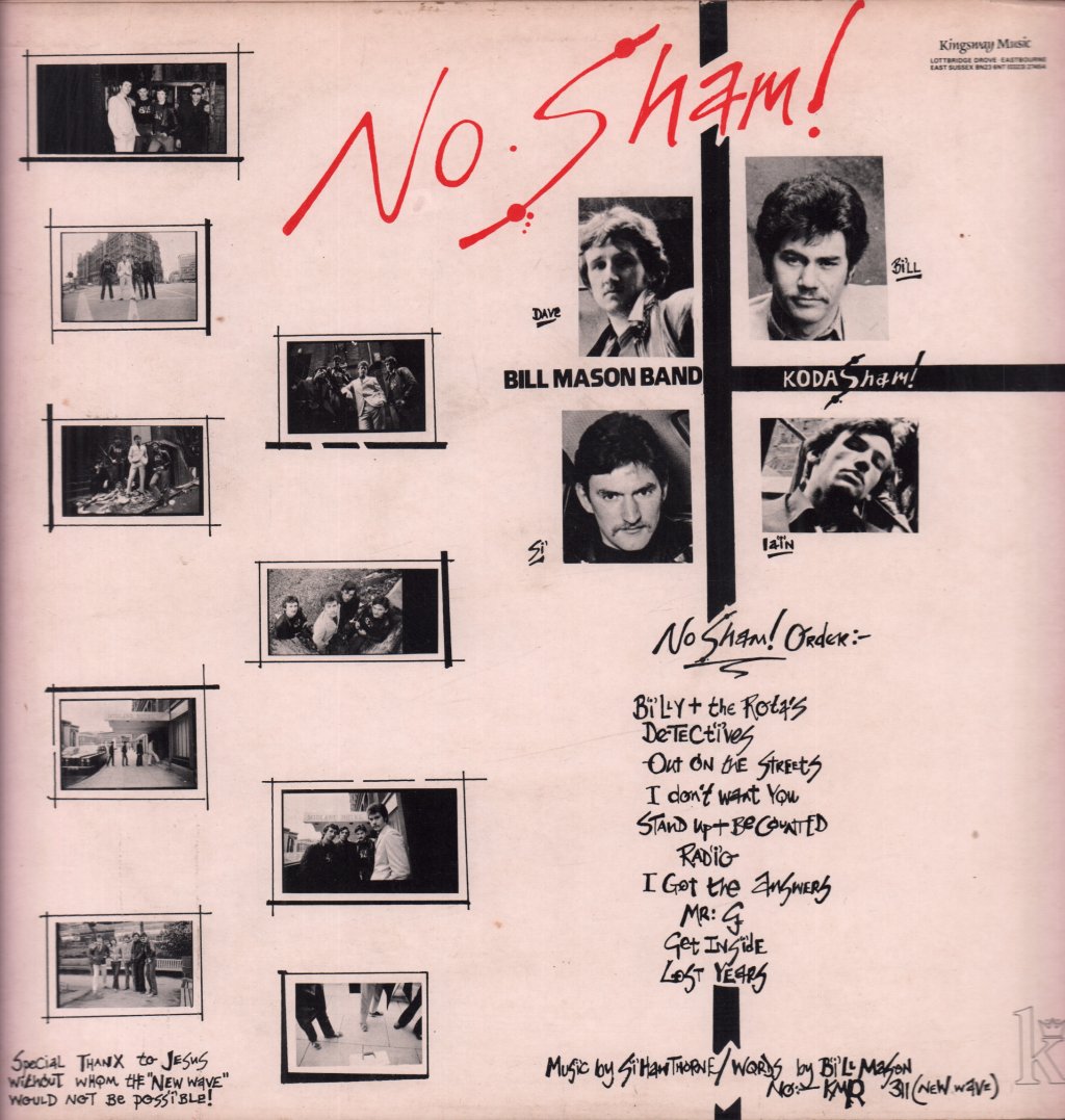 Bill Mason Band - No Sham - Lp