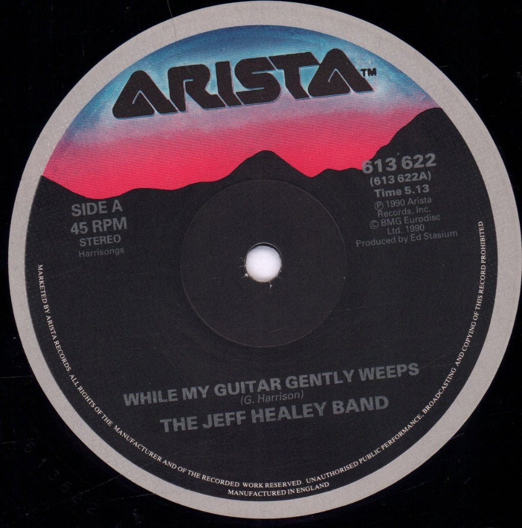Jeff Healey Band - While My Guitar Gently Weeps - 12 Inch