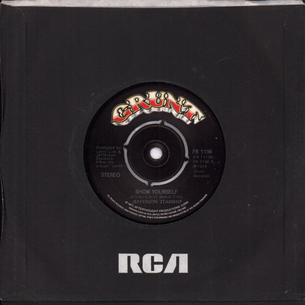 Jefferson Starship - Count On Me - 7 Inch