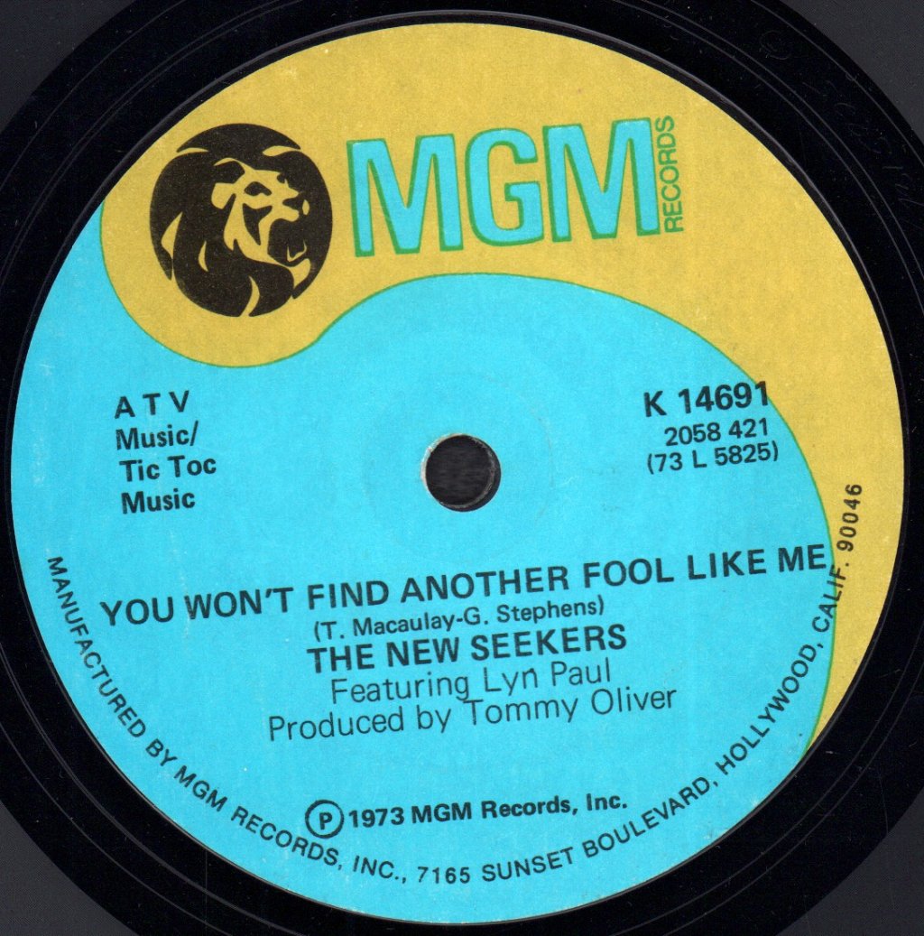 New Seekers - Songs For You And Me - 7 Inch