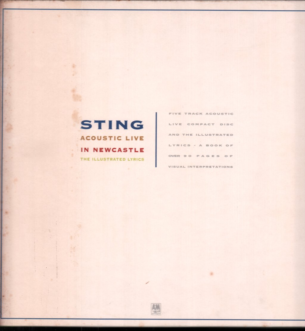 Sting - Acoustic Live In Newcastle - Cd Box Set