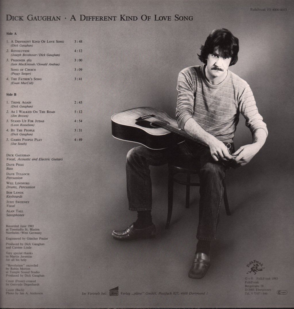 Dick Gaughan - A Different Kind Of Love Song - Lp