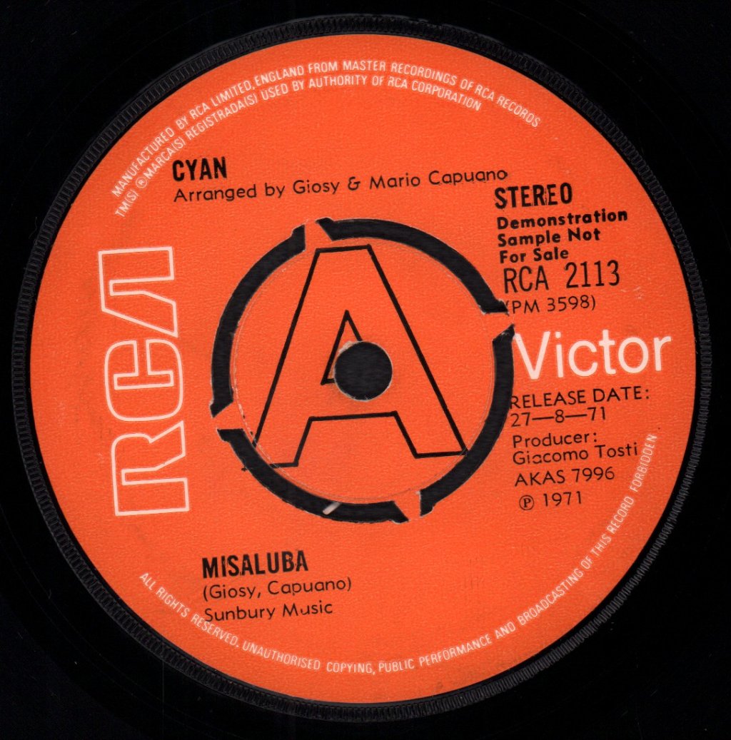 Cyan - Misaluba - 7 Inch
