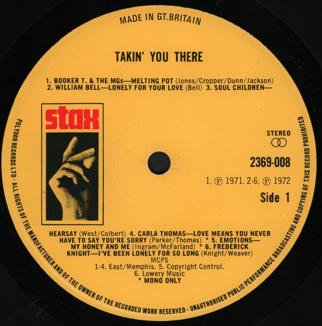 Various Artists - Takin' You There - Lp