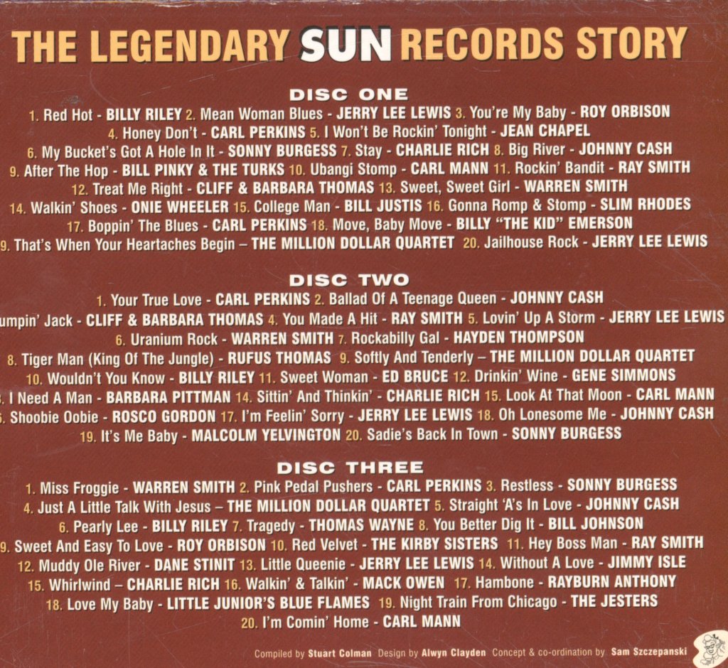 Various Artists - Legendary Sun Records Story, Vol. 2 - Triple Cd
