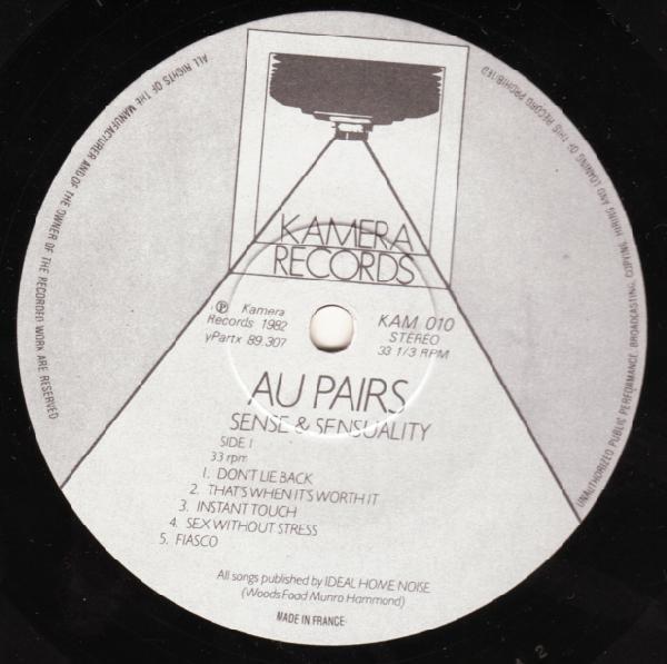 Au Pairs - Sense And Sensuality - Lp