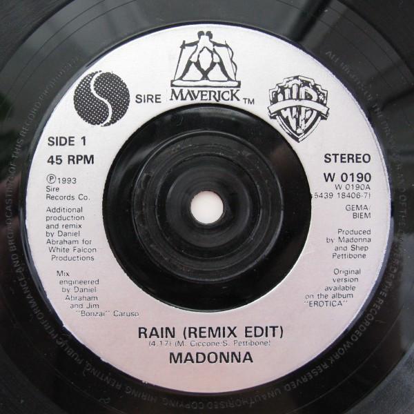 Madonna - Rain - 7 Inch
