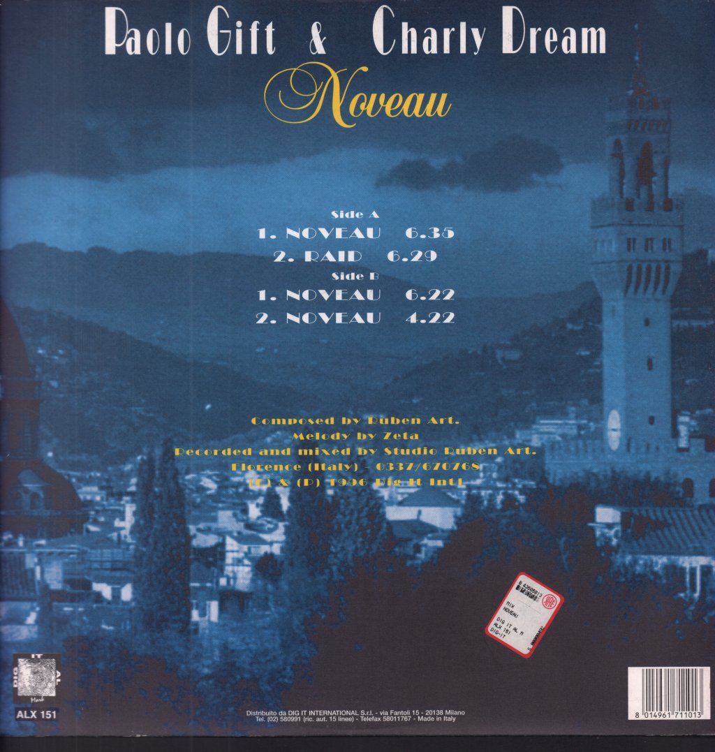 Paolo Gift & Charly Dream - Noveau - 12 Inch