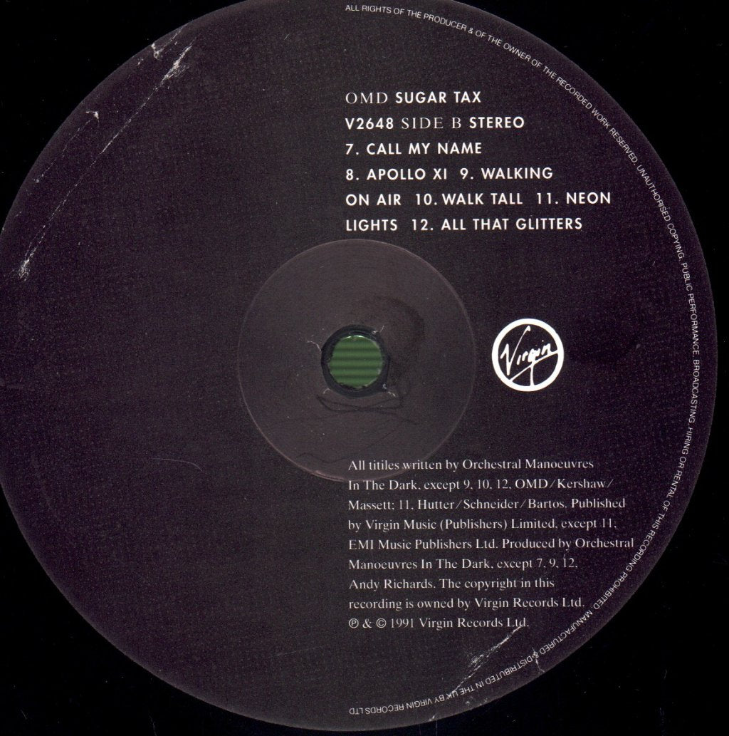 OMD - Sugar Tax - Lp