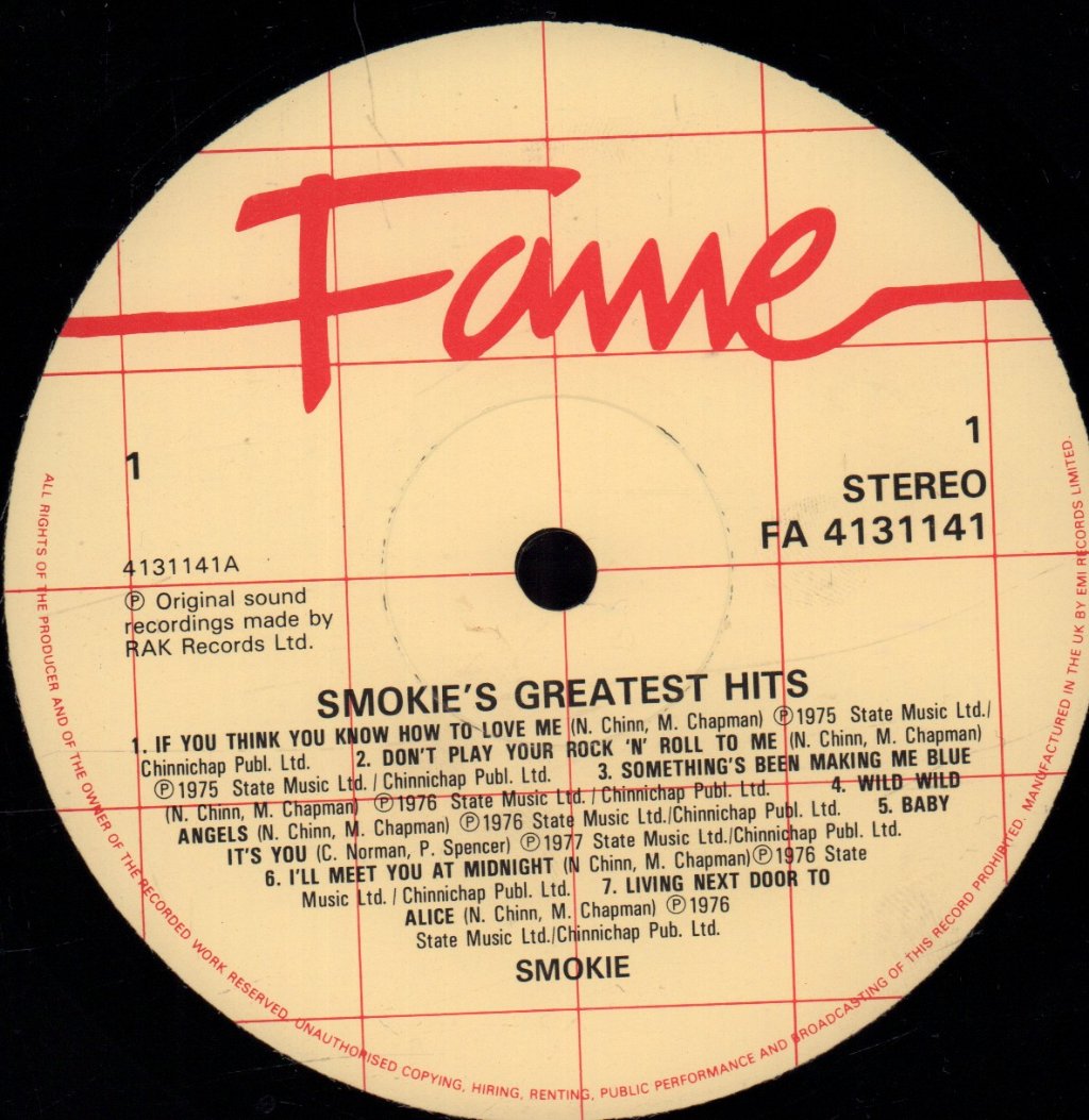 Smokie - Greatest Hits - Lp