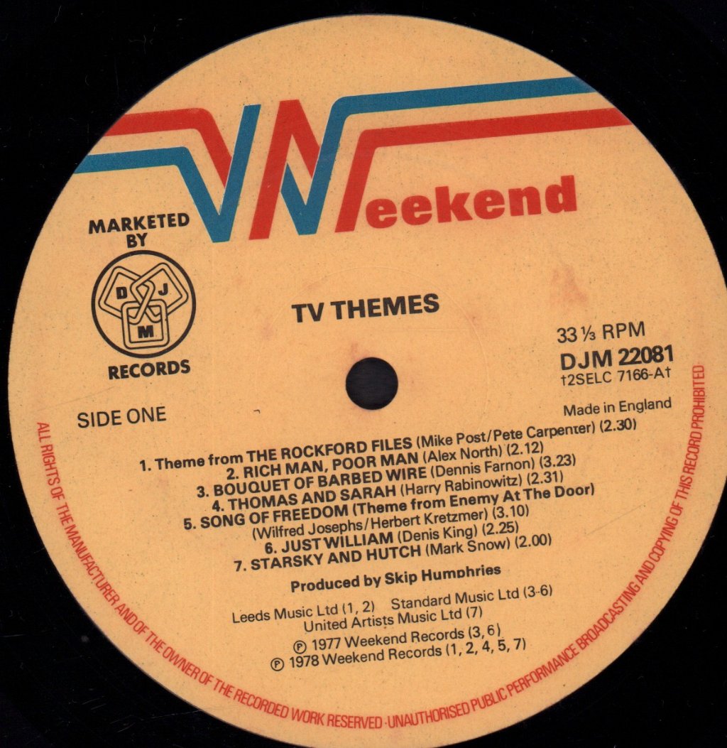Various Artists - Tv Themes - Lp