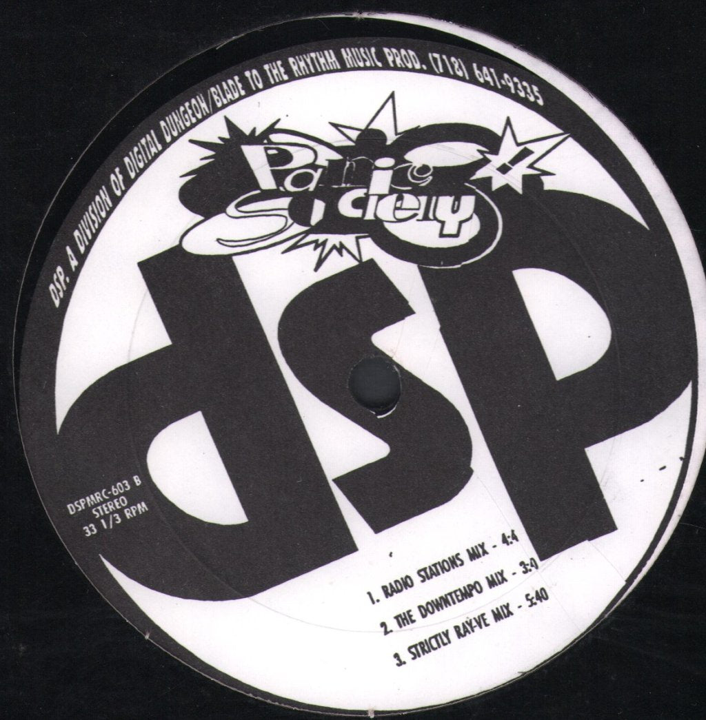 Panic Society - Cut That Freestyle Bullshit - 12 Inch