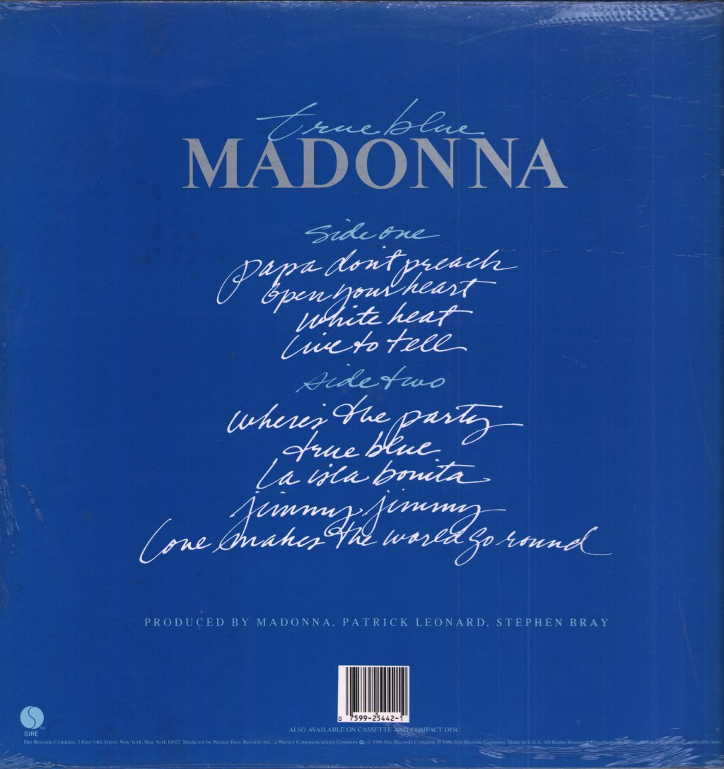 Madonna - True Blue - Lp