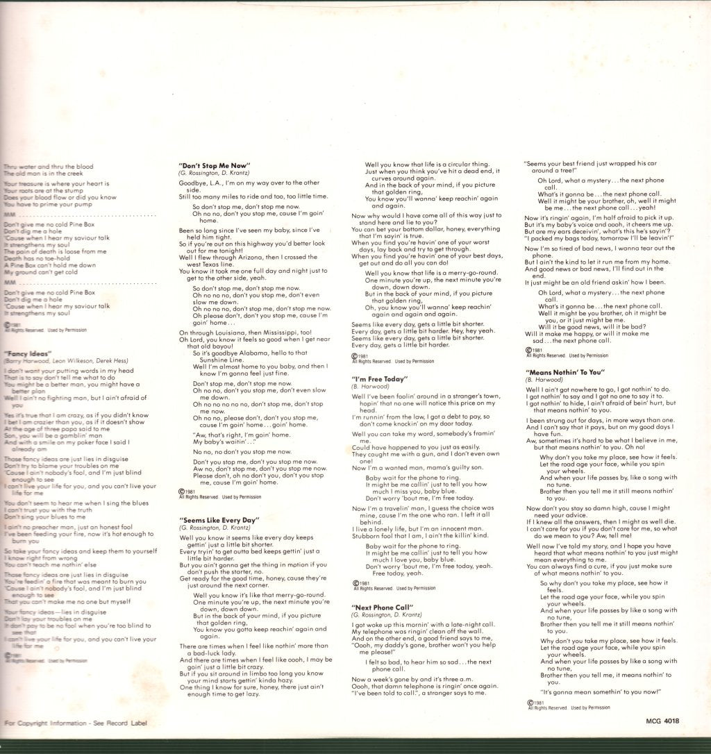 Rossington Collins Band - This Is The Way - Lp