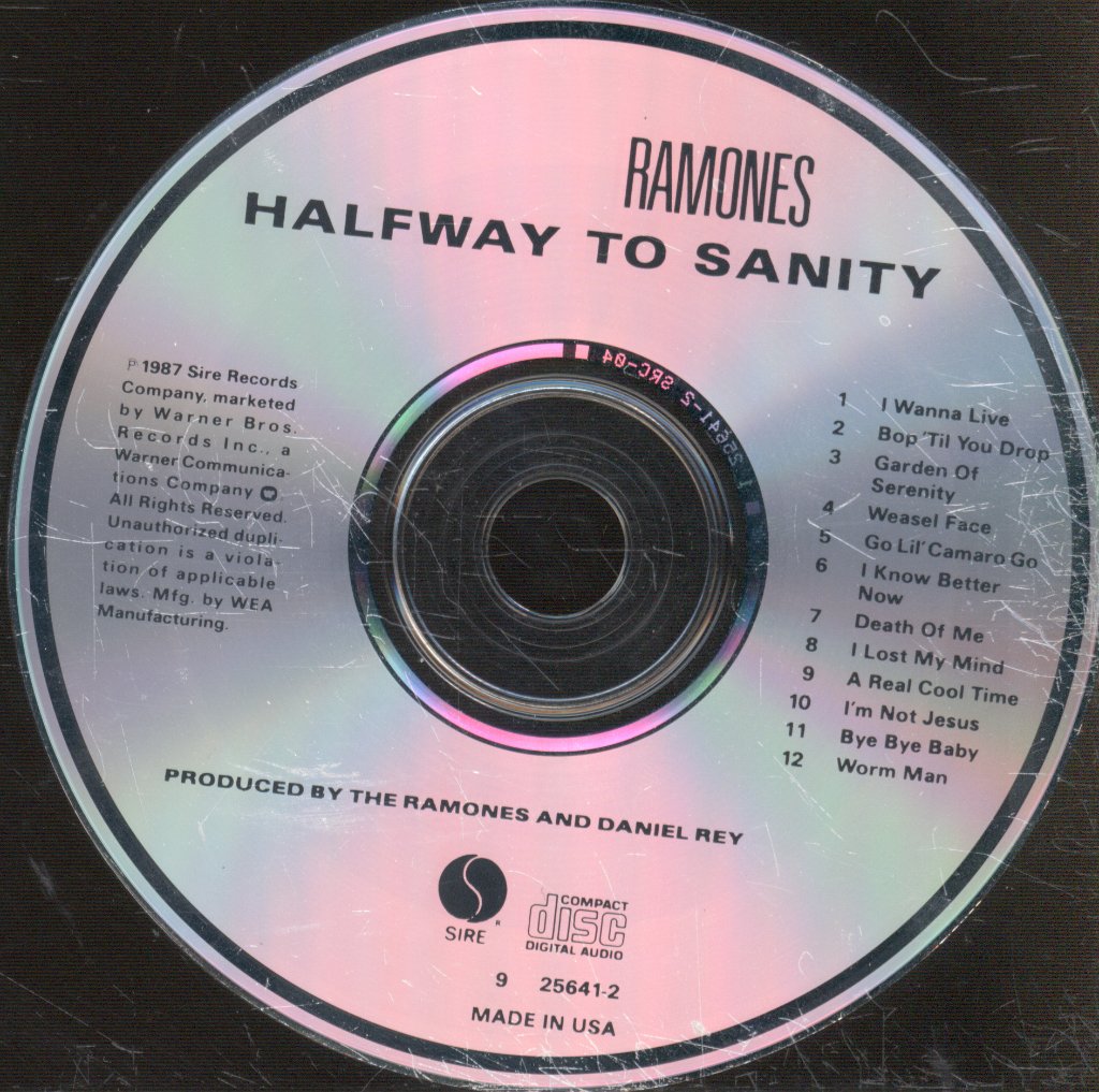 Ramones - Halfway To Sanity - Cd