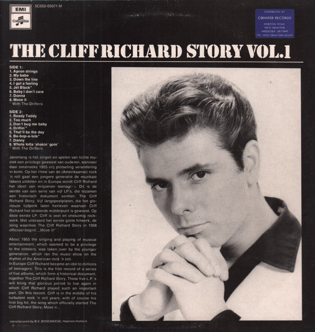 Cliff Richard - Cliff - The Cliff Richard Story Vol. 1 - Lp