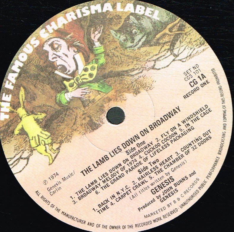 Genesis - Lamb Lies Down On Broadway - Double Lp